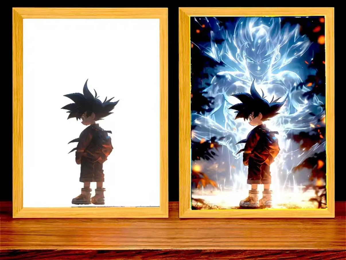 Aura Saiyan Cuadro LED Ultra Instinto