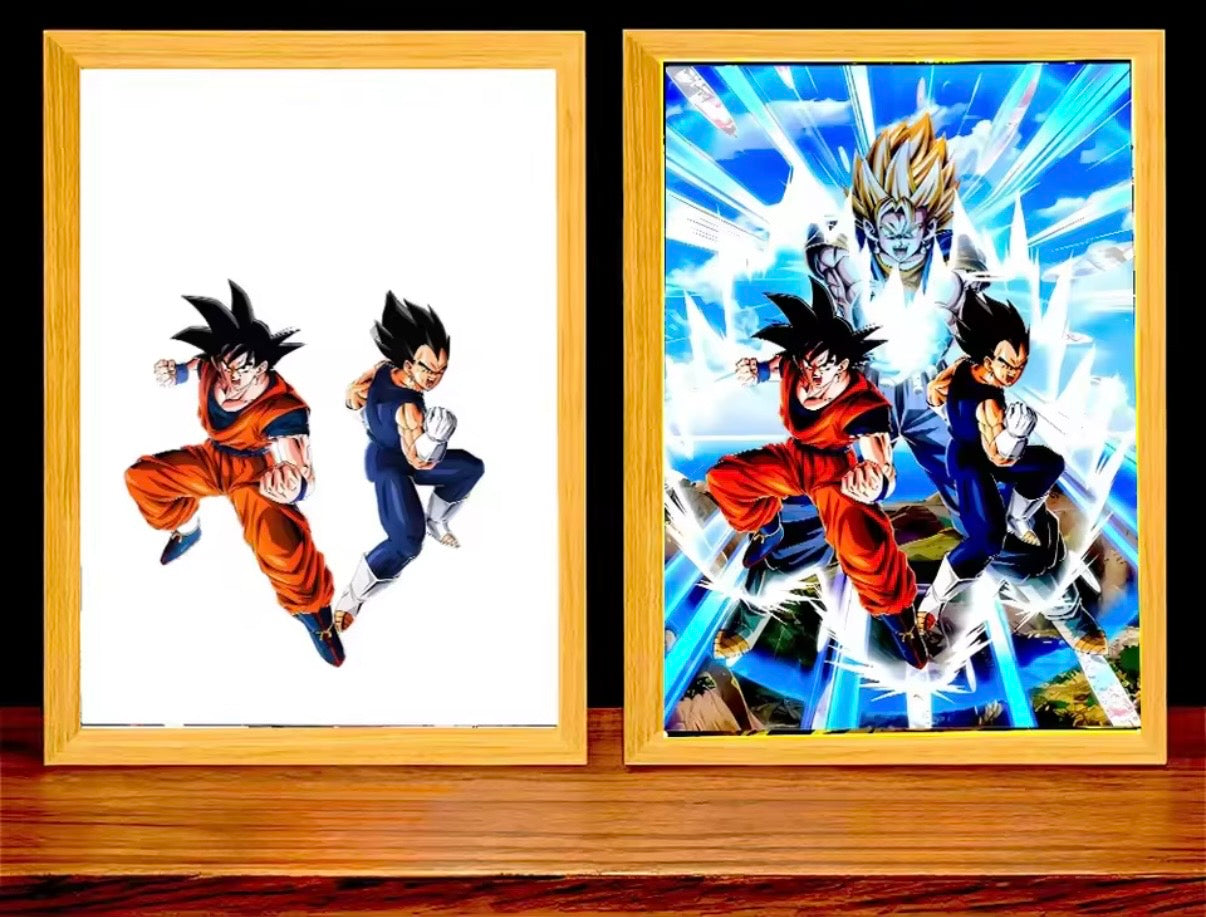 Aura Saiyan Cuadro LED Ultra Instinto