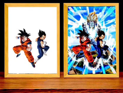 Aura Saiyan Cuadro LED Ultra Instinto